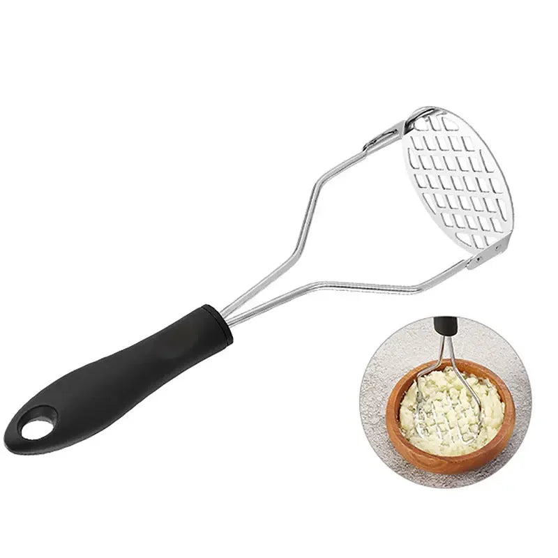 Potato Masher Smooth Mashed Potatoes Stainless Steel Creative
