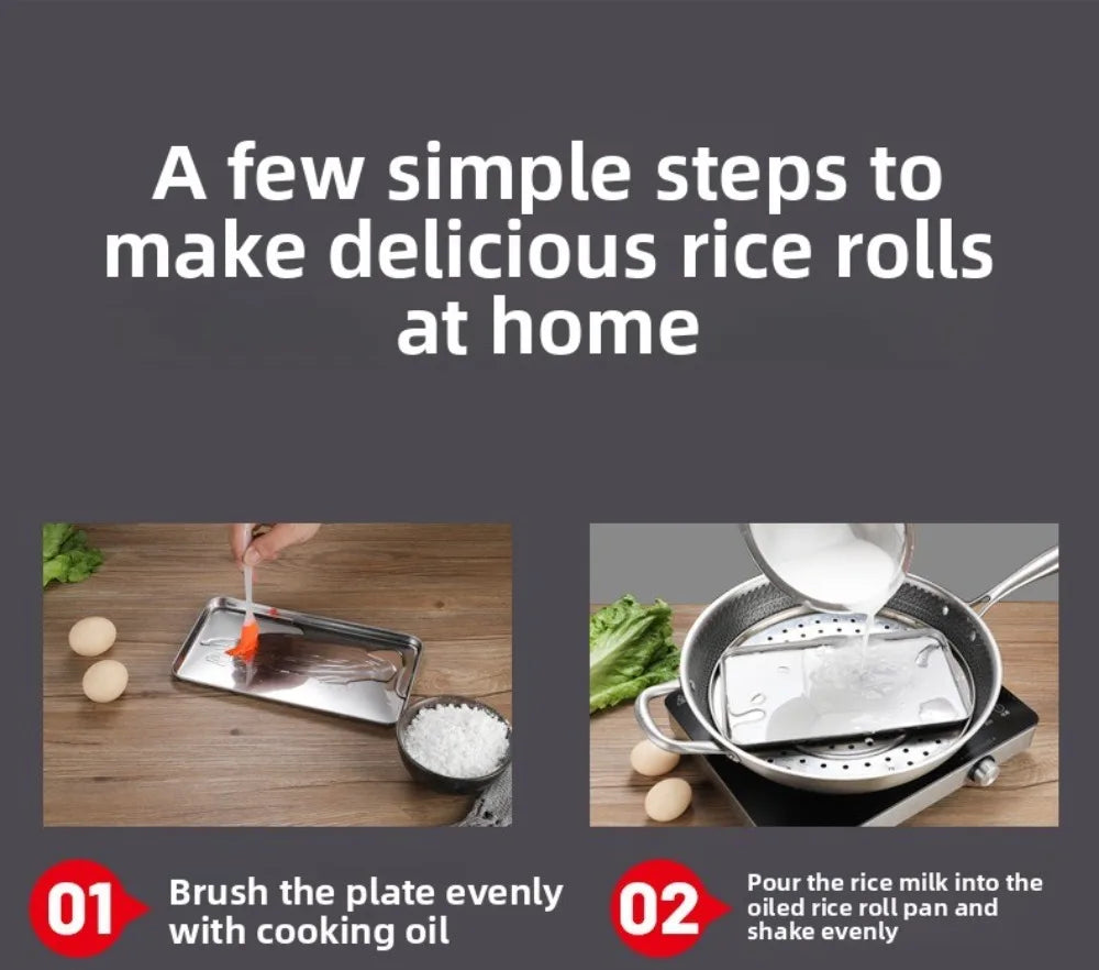 Food Grade Stainless Steel Tray Rust Resistant Rectangular
