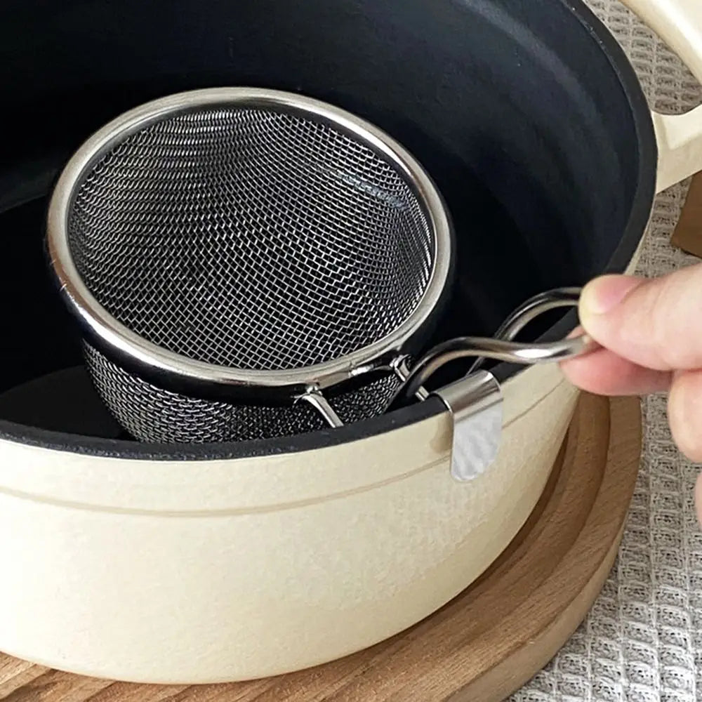 Cooking Utensils Mesh Strainer Spoon Long Handle Stainless