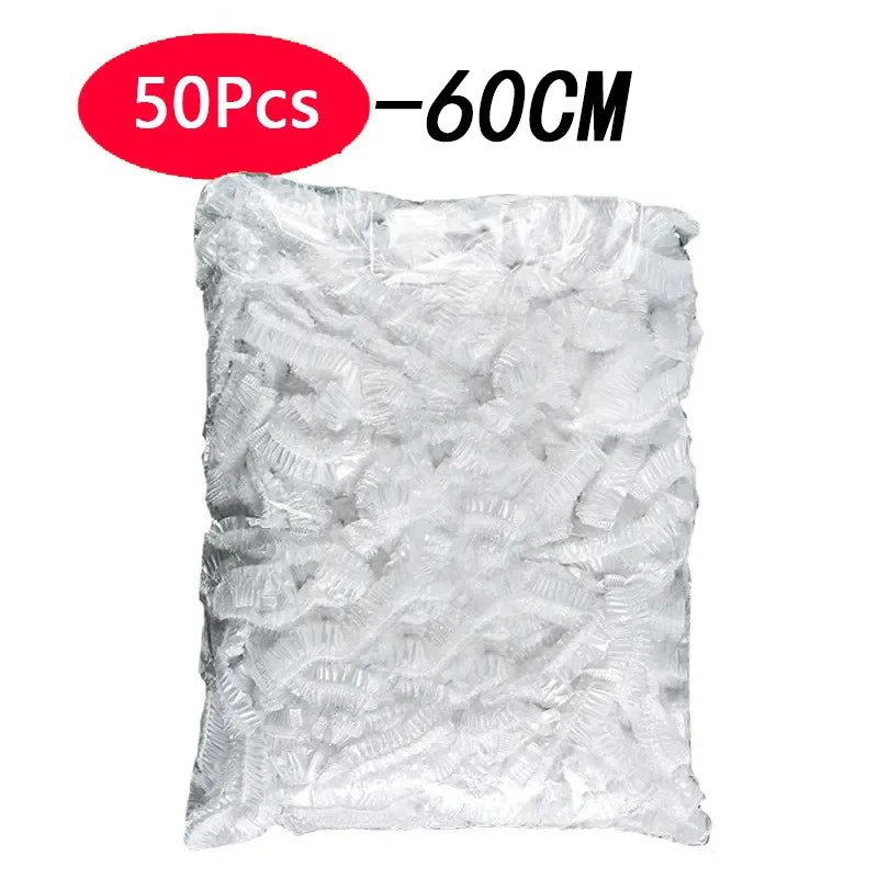 Disposable Food Cover Plastic Shower Cap Fruit Food