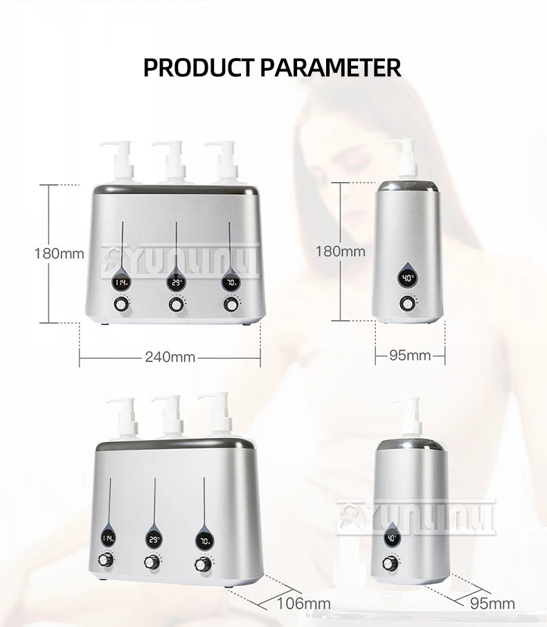 Oil Bottle Warmer Heater Led Screen Spa Equipment