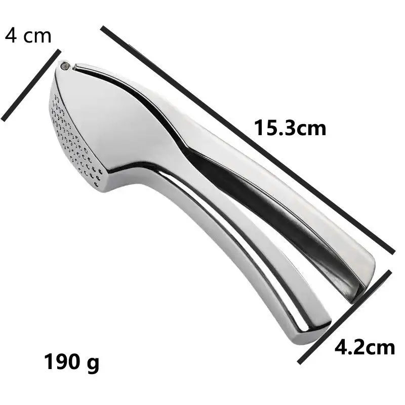 Garlic Press Mincer Squeezer Ergonomic Handle Multi Use