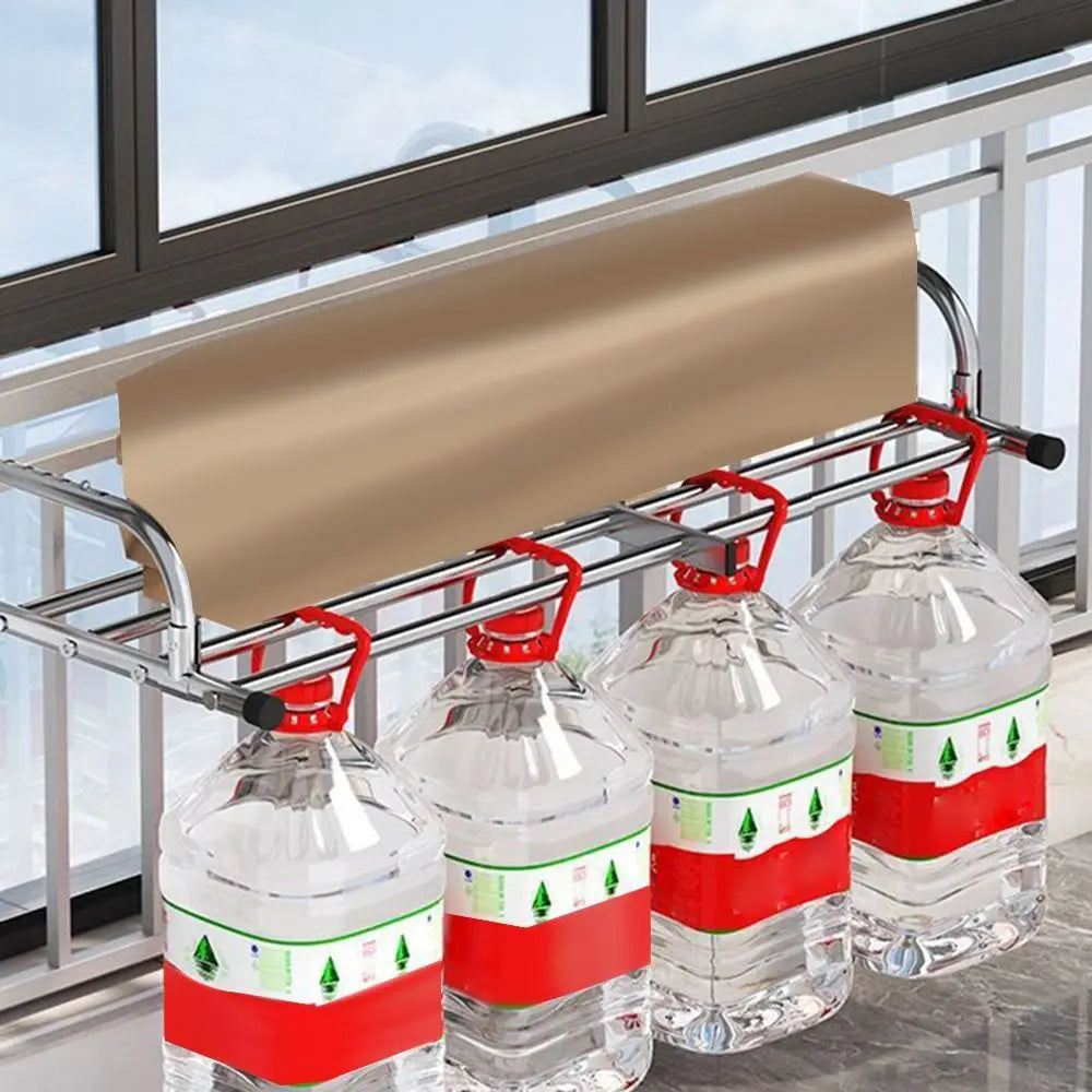 Scalable Clothes Drying Rack Stainless Steel Adjustable Balcony