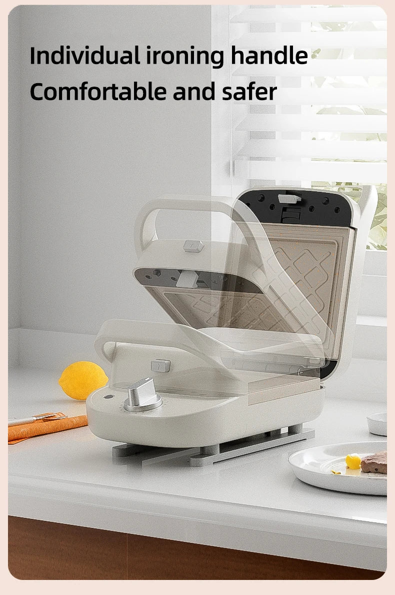 600w Electric Sandwich Maker Waffle Maker Multi-Baker Breakfast