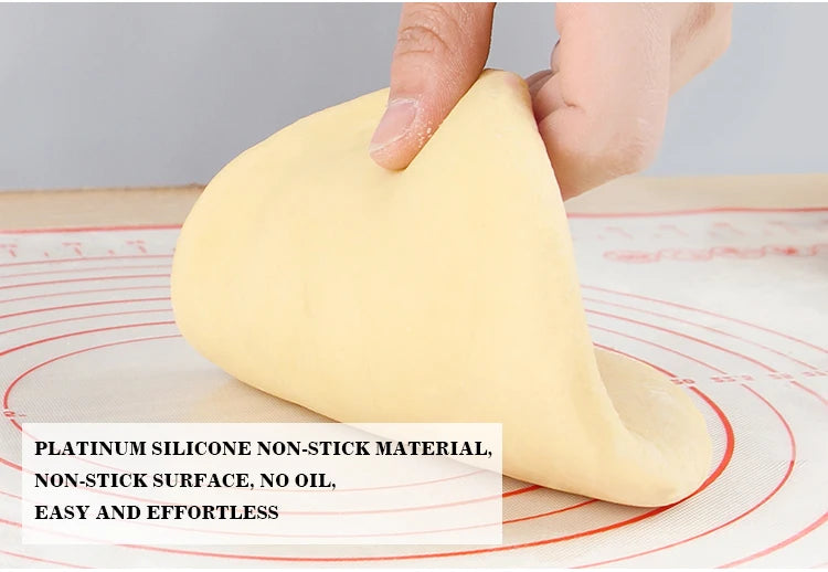 Untior 1pcs Silicone Baking Mat Kneading Pad Dough