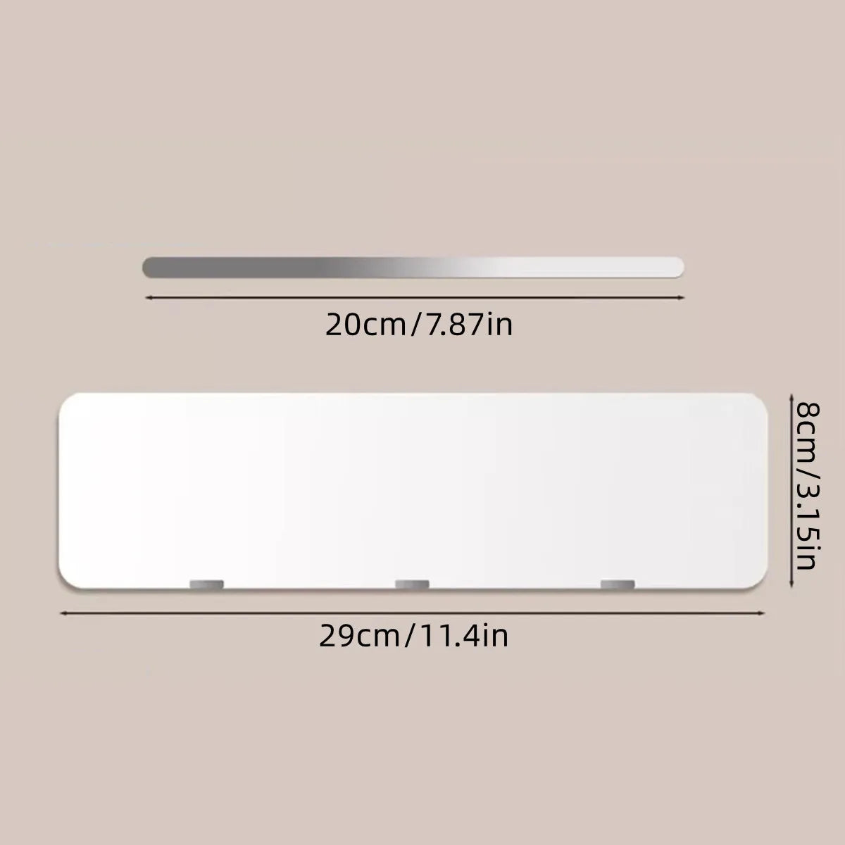 Magnetic Computer Screen Message Board Erasable Desktop Office