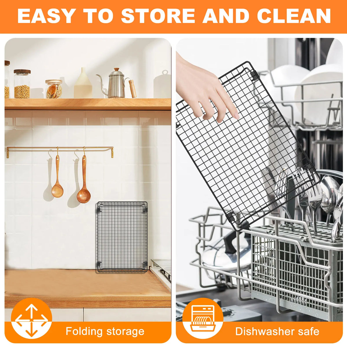 3/2pcs Baking Cooling Rack Metal Stackable Cooling Stand