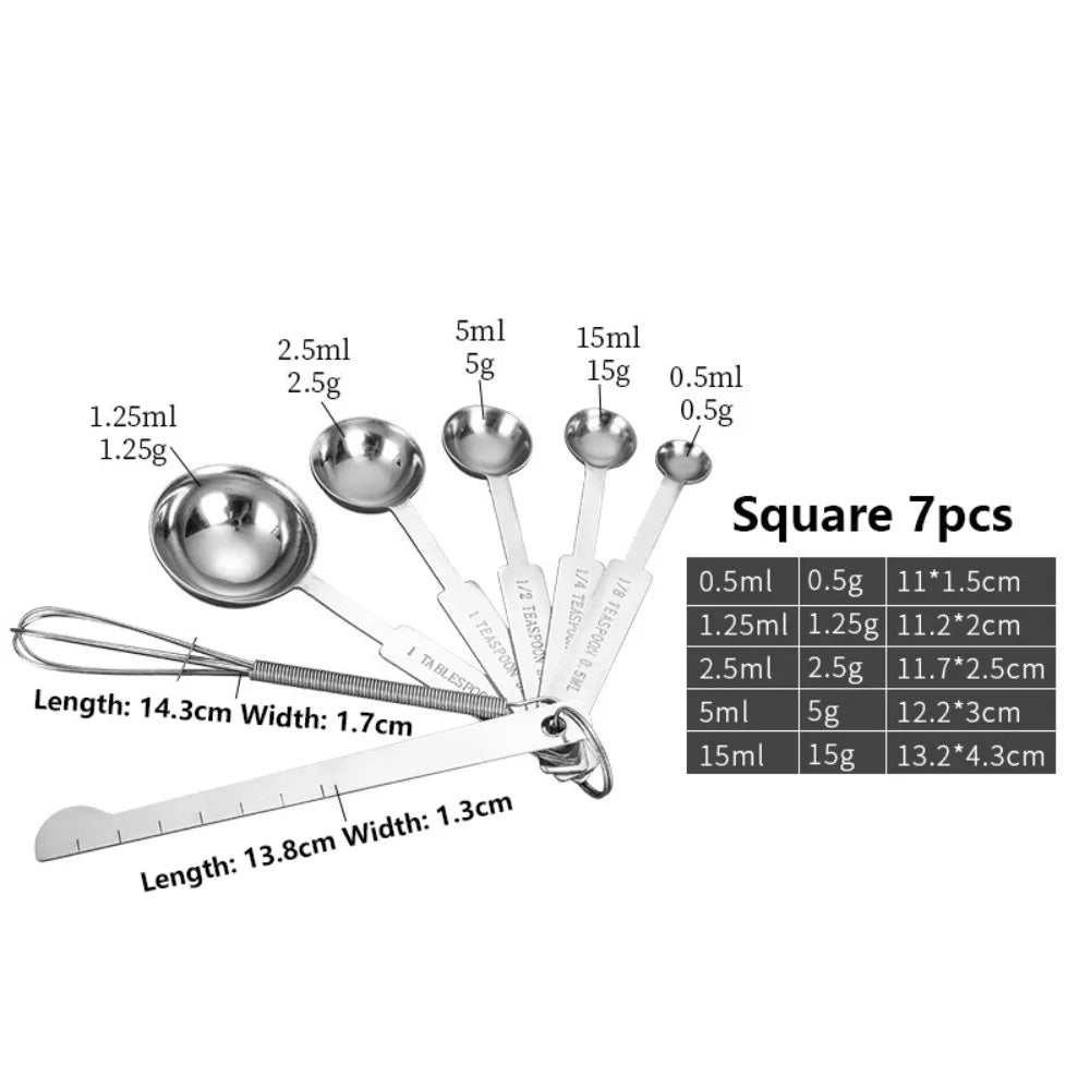 Food Grade Measuring Spoon Scale Stainless Steel Baking