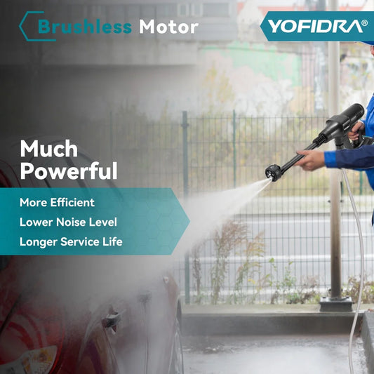 Yofidra 200bar Brushless High Pressure Car Washer Water