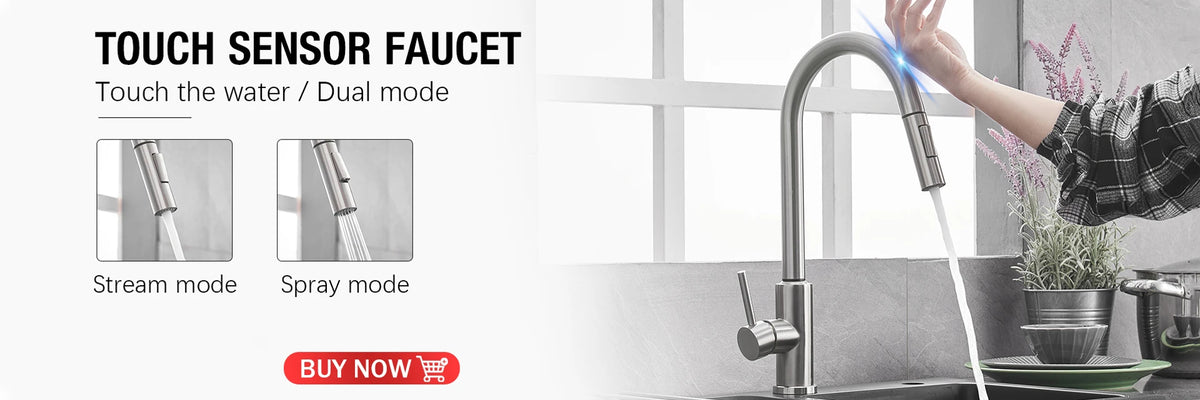 Way Pure Water Filter Faucets Black Pull Out