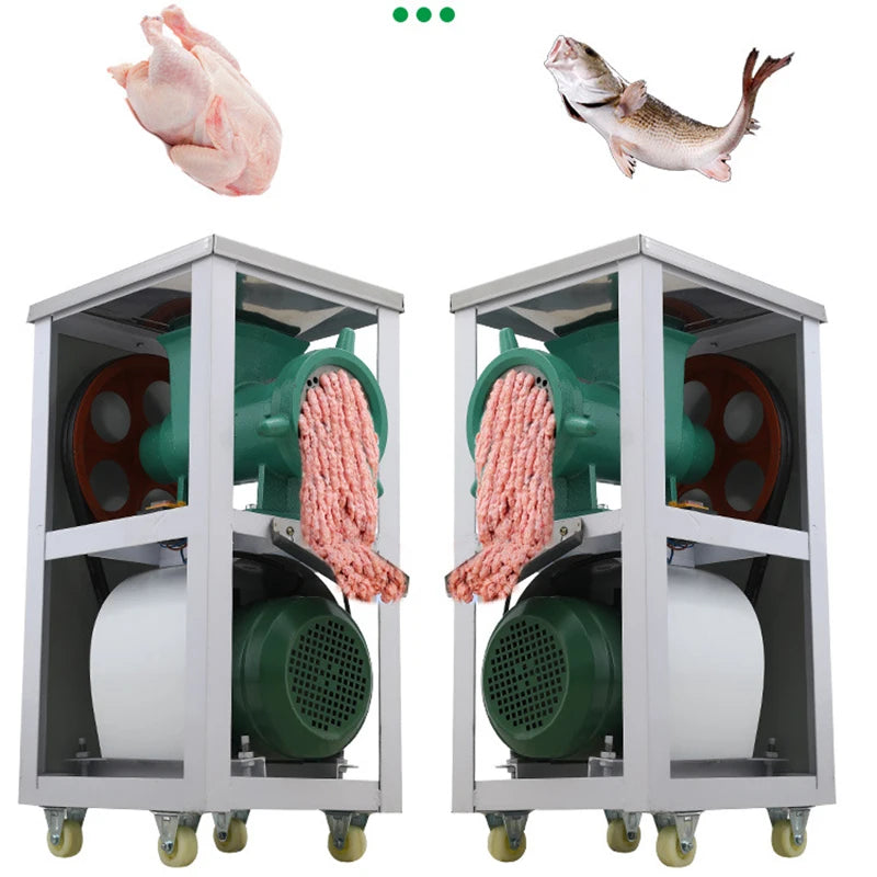 42 Meat Grinder 220v Commercial Bone Shredder 3kw