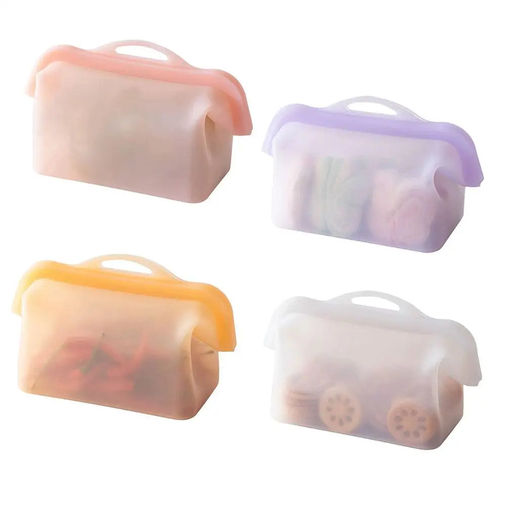 Reusable Food Storage Bag Leakproof Freezer Zip Bag