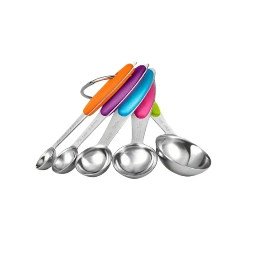 8/13pcs Stainless Steel Measuring Spoons Long Handle Stackable