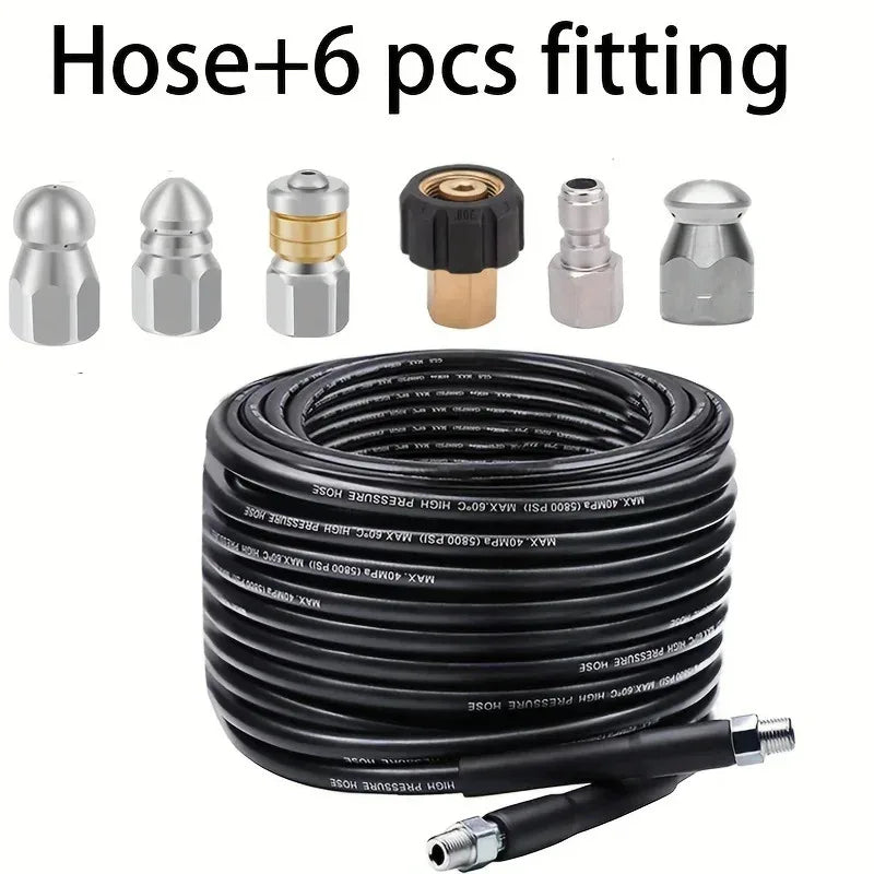 Sewer Jetter Kit 100 Ft Pressure Washer Drain