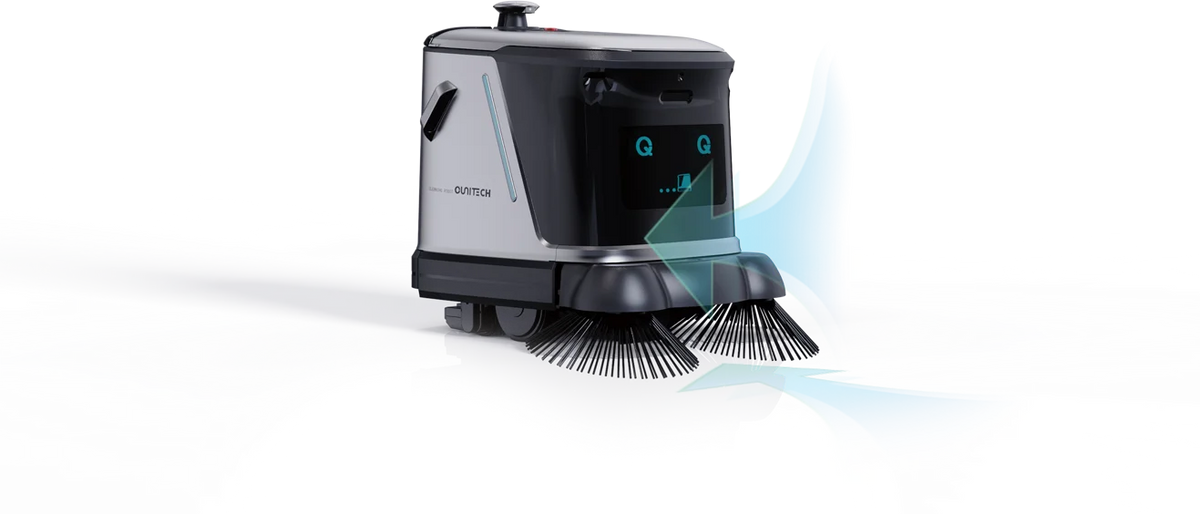 Ounitech Q3-G Commercial Floor Cleaning Robot 3-In-1 Sweep