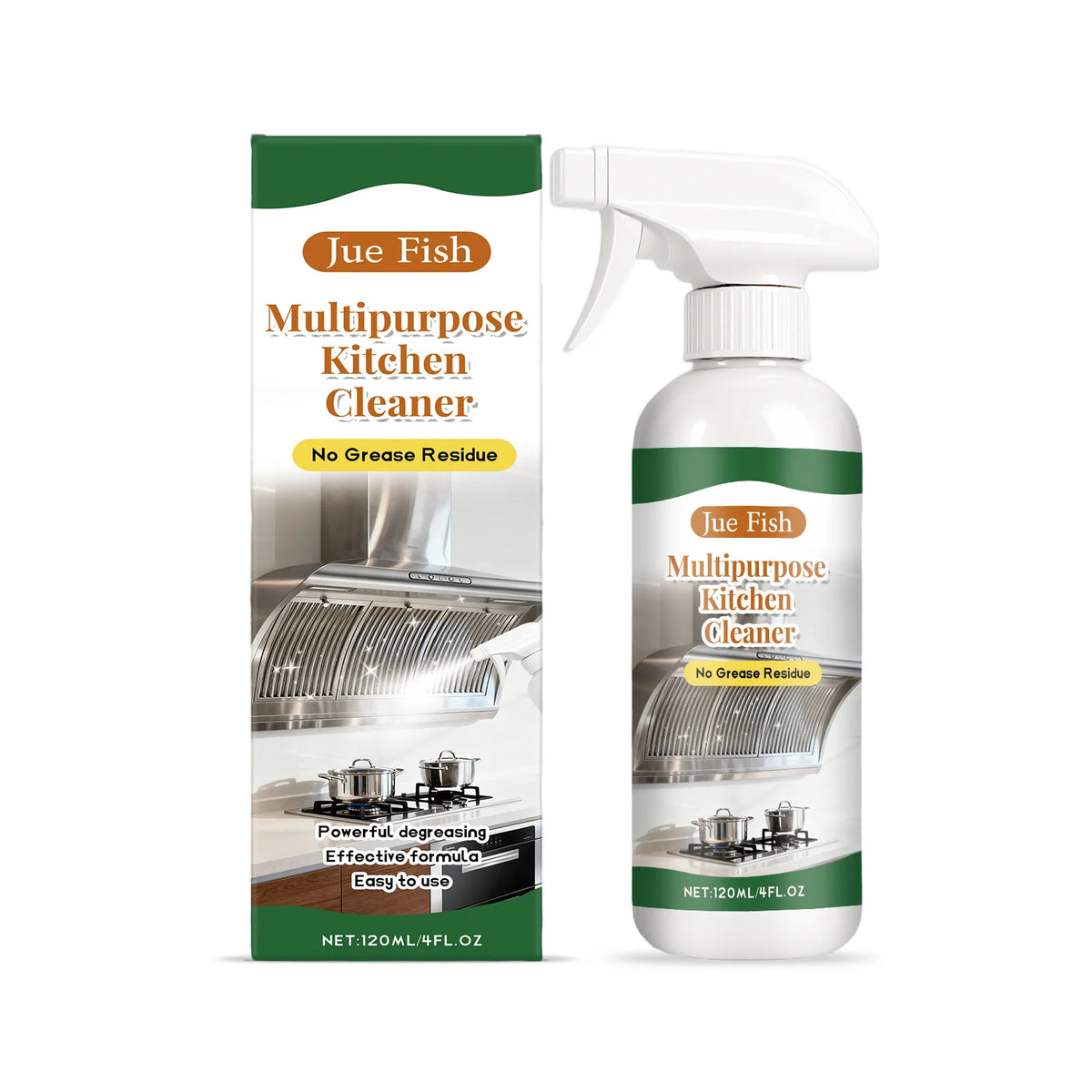Grease Cleaner Spray Powerful Dissolve Stubborn Oil Stains