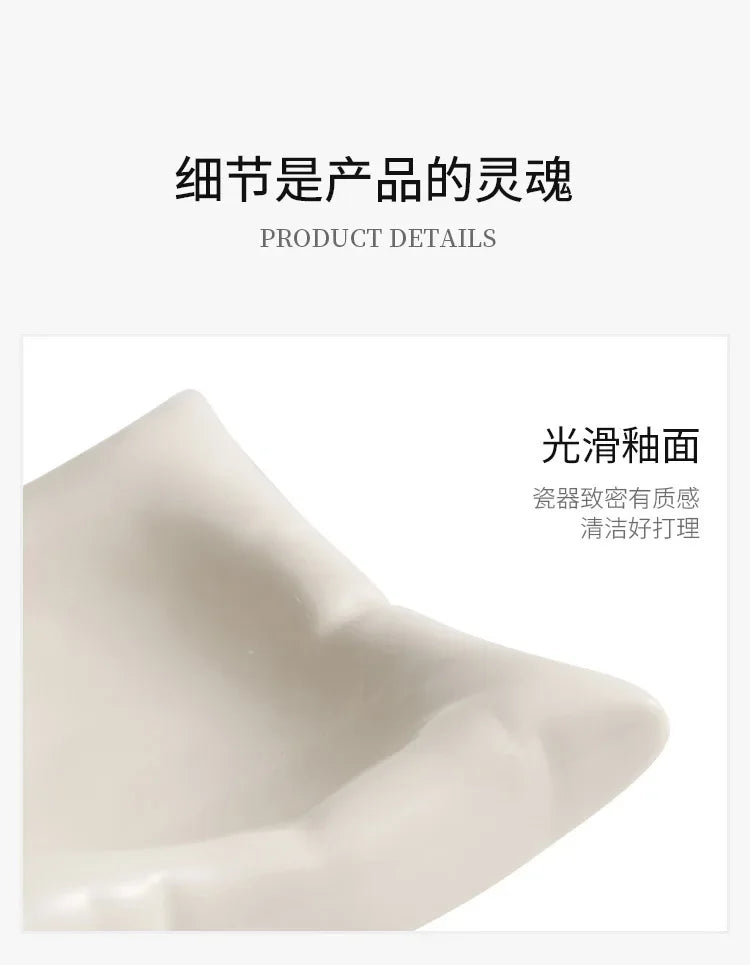 Dehua Ceramic Plates Dishes Creative Hotel Restaurant Tableware