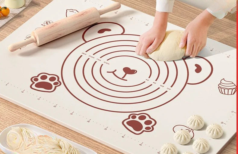 Antibacterial Silicone Mat Thickened Kneading Mat Food Grade