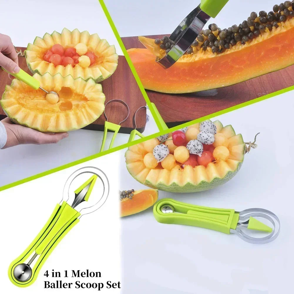 In Melon Cutter Scoop Fruit Carving Knife Fruit