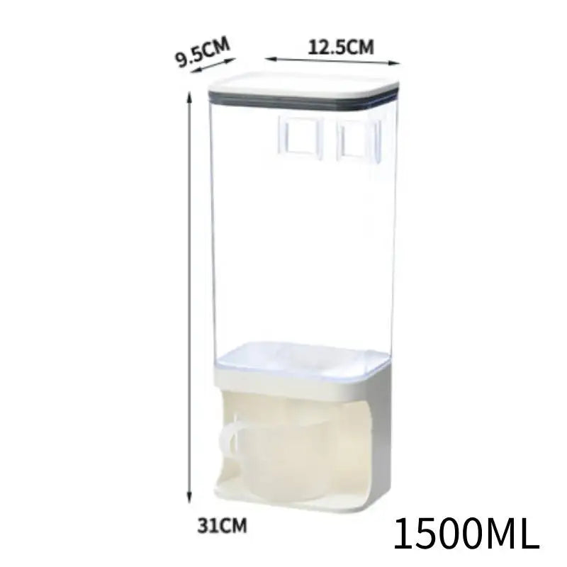 Storage Food Organizer Wall Mounted Dry Food Cereal