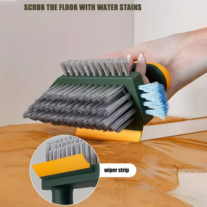 In Brush Squeegee Gap Groove Cleaning Glass Scraper