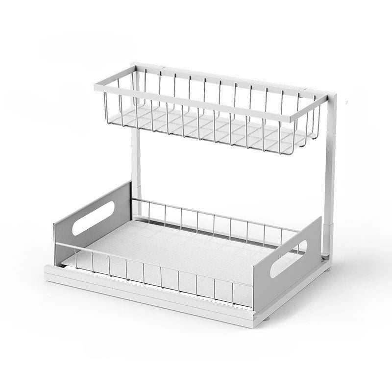 Under Sink Organizer Pull Out Cabinet Organizer Tier