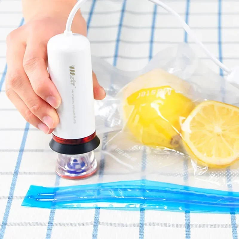 Mini Usb Vacuum Pump Sealer Packing Machine Traveling