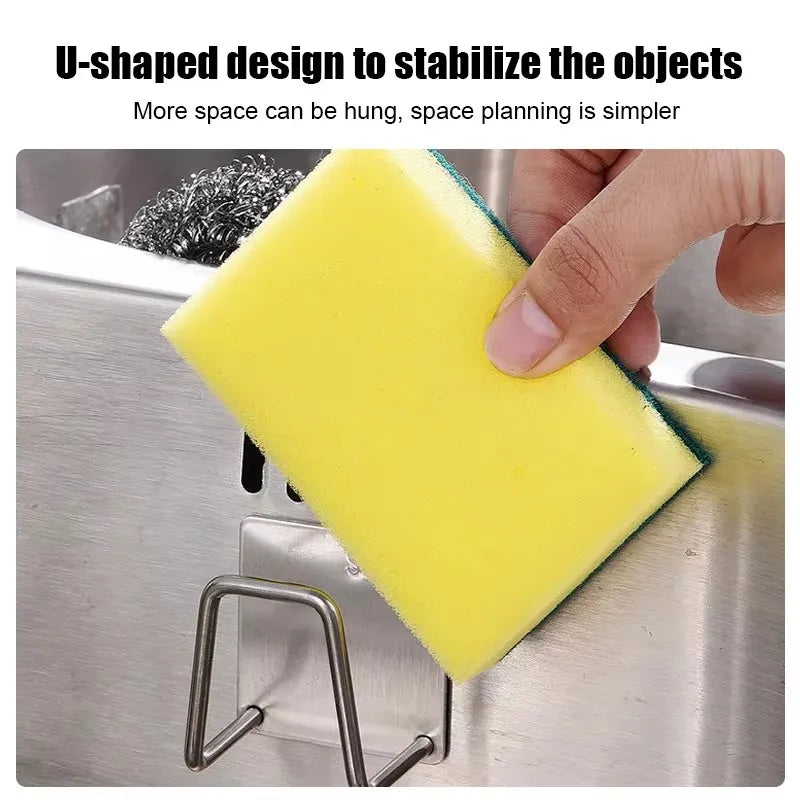 Sponge Holder Sink Sponge Rack Stainless Steel Sponges