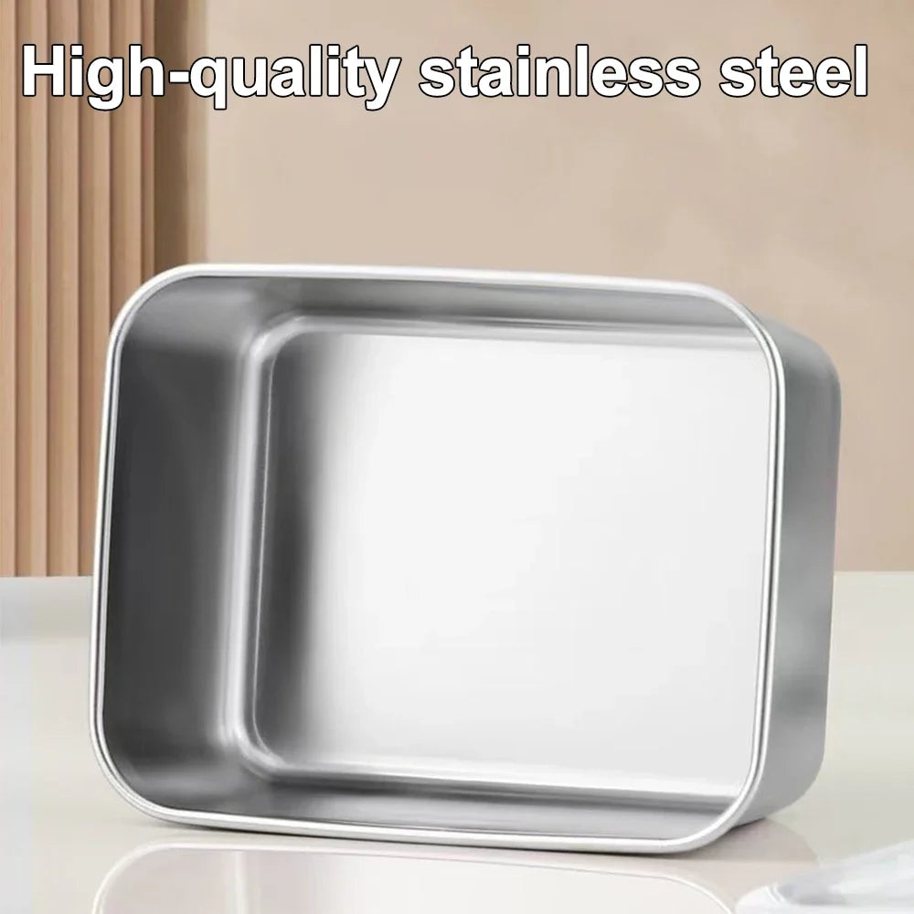 Stainless Steel Food Storage Container Lid - Airtight