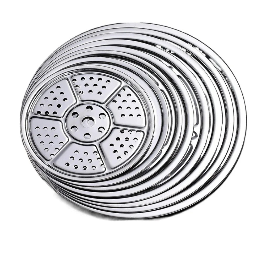 Durable Stainless Steel Steamer 16-34cm Compartment Steamed Rice