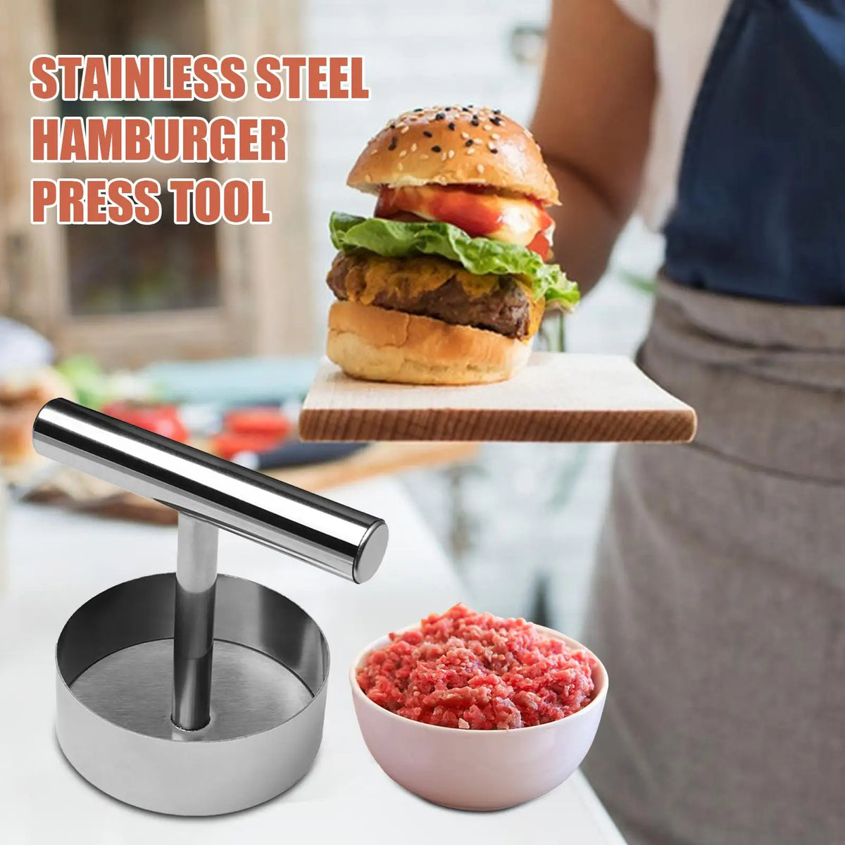 Hamburger Press Food Press Smasher Hamburger Patty Maker