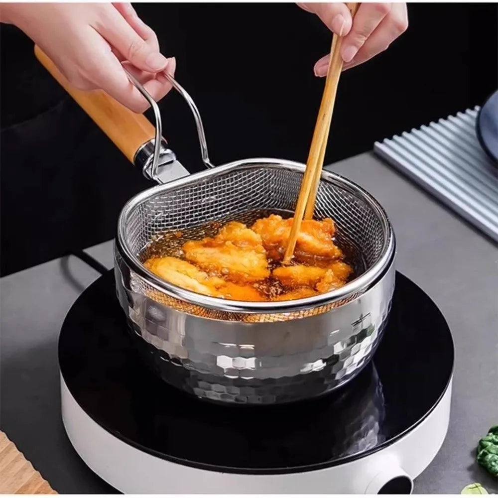 Cooking Utensils Frying Filter Basket Stainless Steel Pot