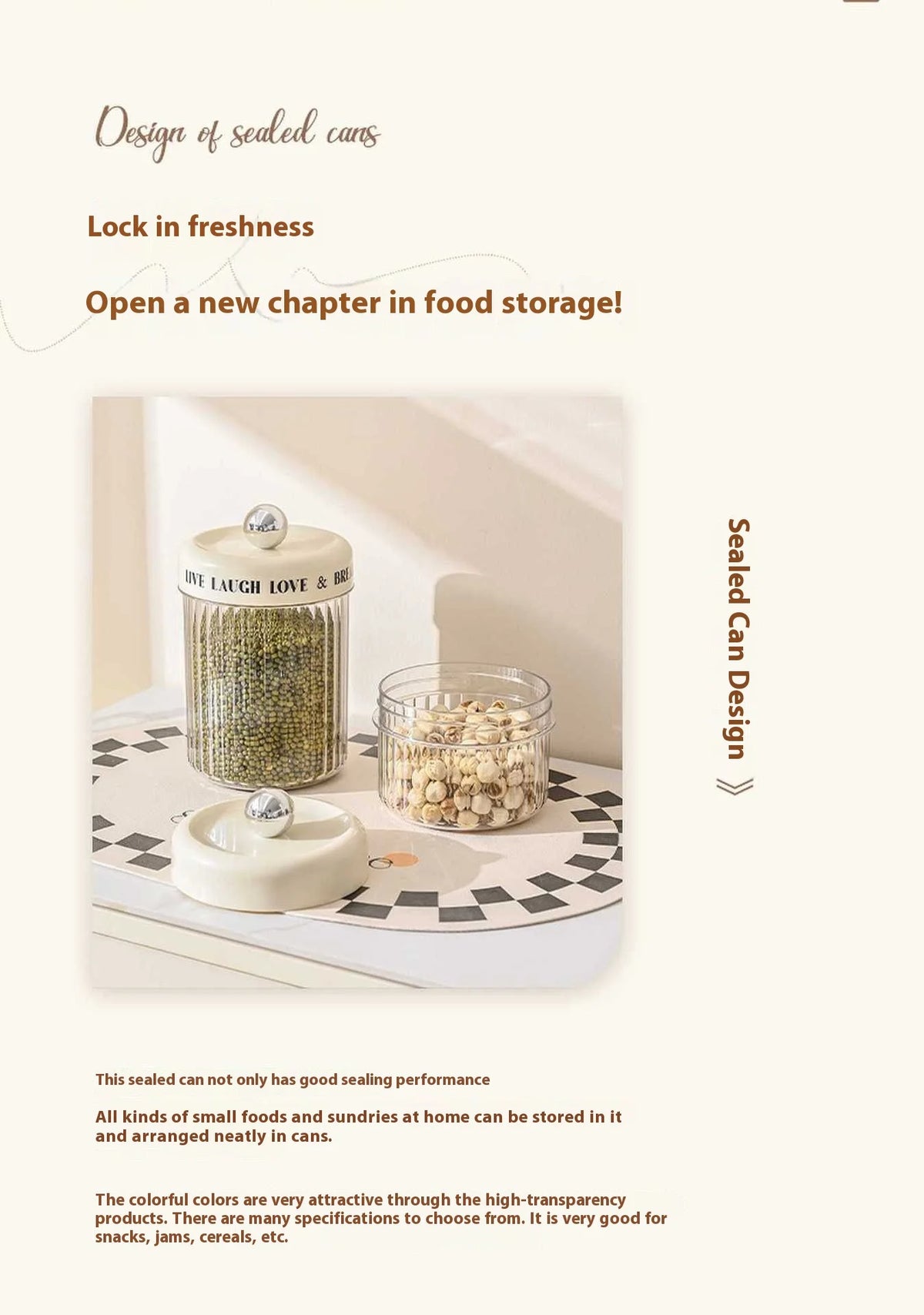 Airtight Food Storage Containers - Bpa-Free Canisters Grains/Dry
