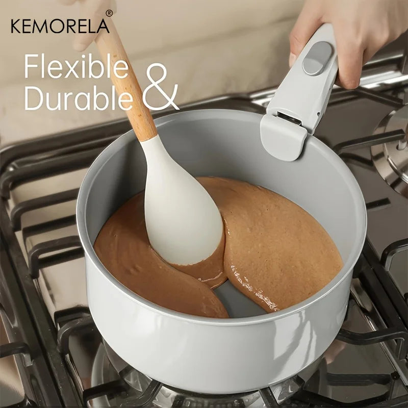 Kemorela 10pc Silicone Cooking Utensils Heat Resistant Non-Stick