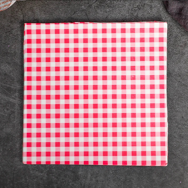 25/50pcs Oilpaper Wrapping Paper Bread Sandwich Burger Fries