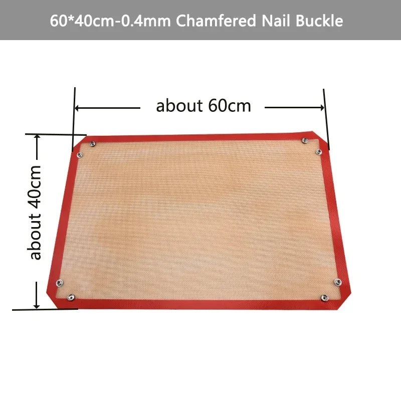 Silicone Baking Mat Button Non-Stick Reusable Heat Resistant