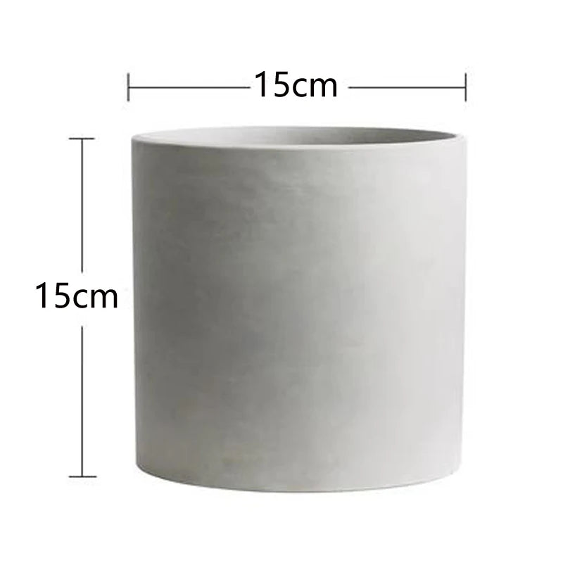 Mold Garden Of Concrete Flower Pot Silicone Mold