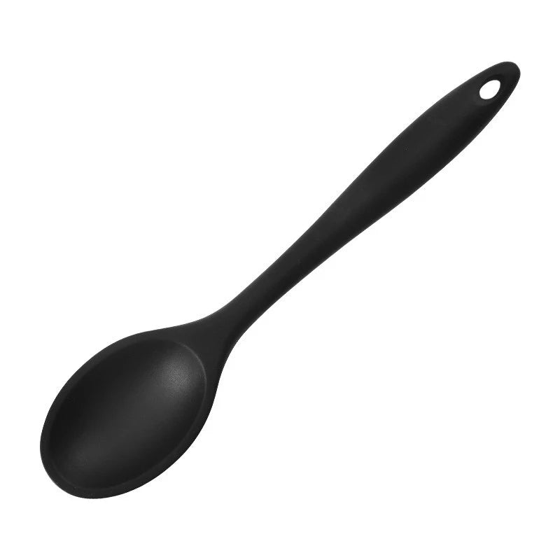 2pcs Silicone Scoop Long Handle Soup Scoop Salad