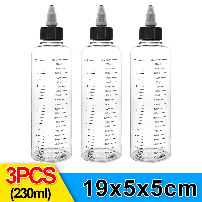 10/1pcs Plastic Squeeze Bottle Reusable Sauce Oil Dispenser