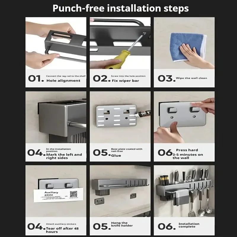 Organizer Knife Rack Storage Box Knife Rack Spoon