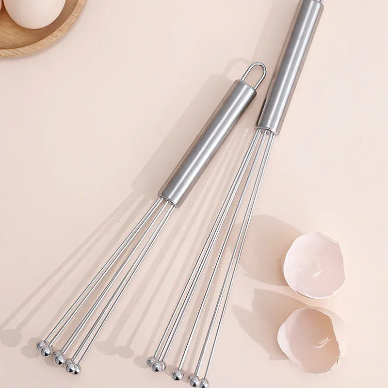10 12 Stainless Steel Ball Egg Whisk Mixer