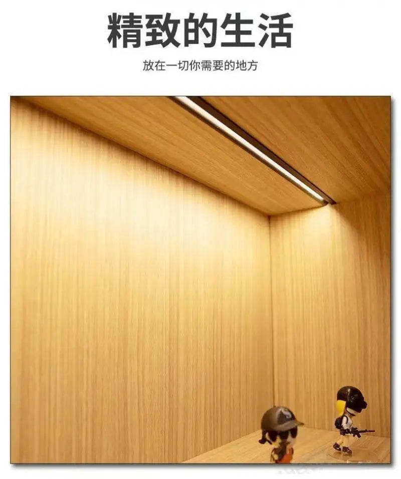 45degree Glowing Recessed Led Cabinet Light Aluminum Profile