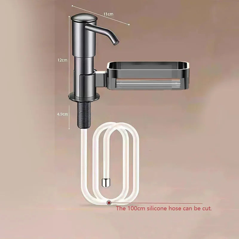 Counrtertop Dishes Soap Dispenser Extention Tube Sets Hand