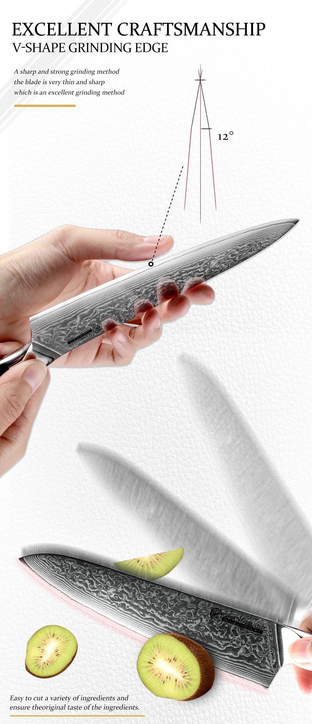 Grandsharp High Quality 1-10pcs Knife 67 Layers Damascus