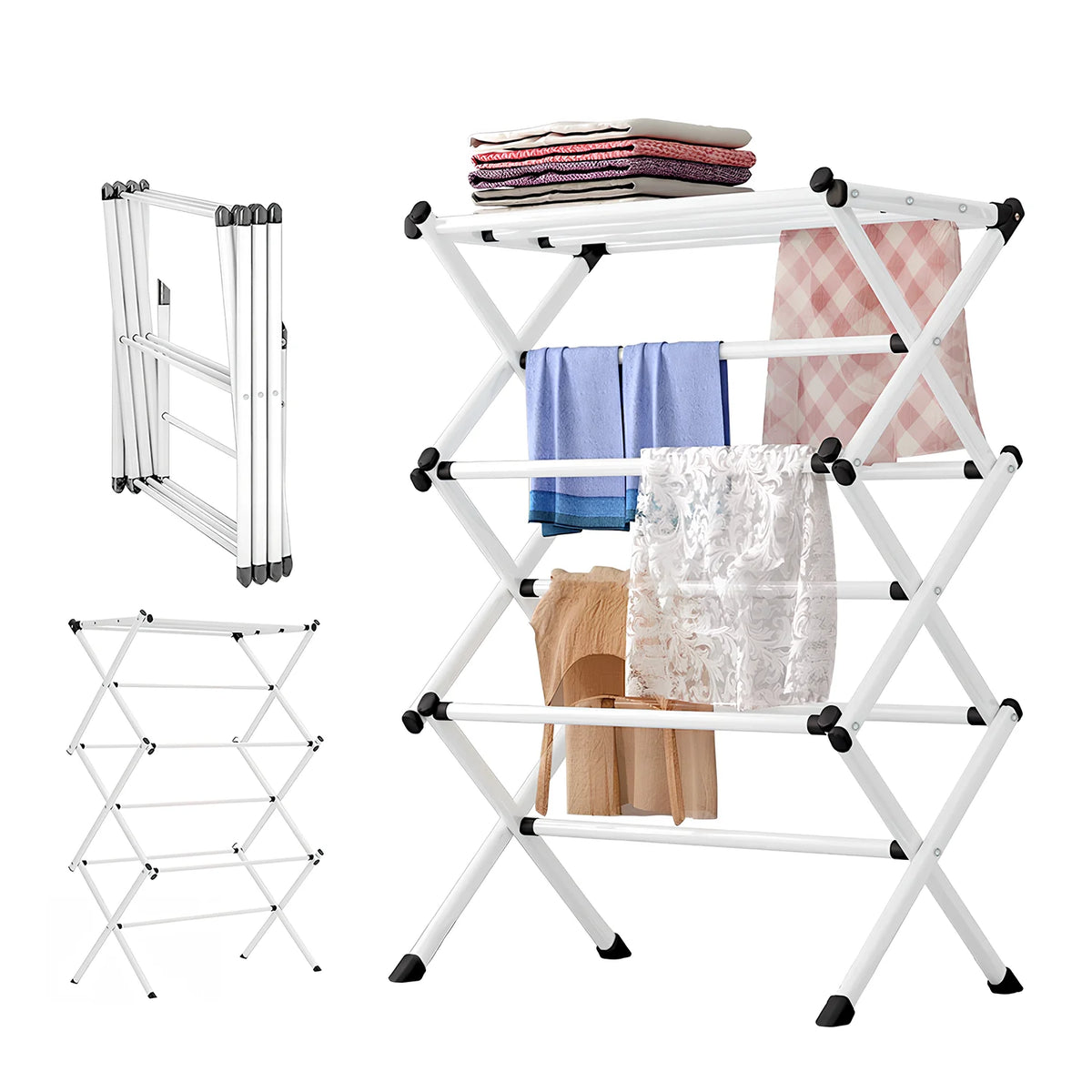 Tier Heavy Duty Clothes Airer Dryer Laundry Horse