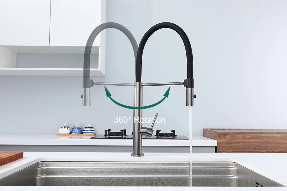 Faucet Sink Faucets Rubber Pull Down Stream Sprayer