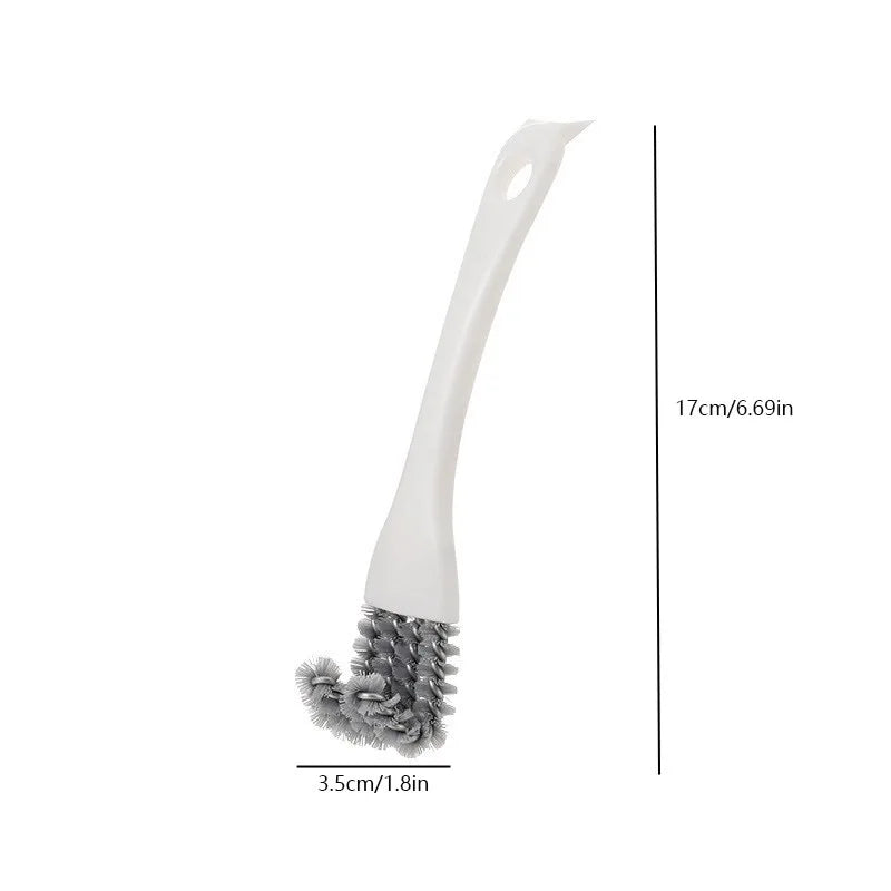 Houseeker Bbq Grill Barbecue Cleaning Brush V-Shaped Hooked