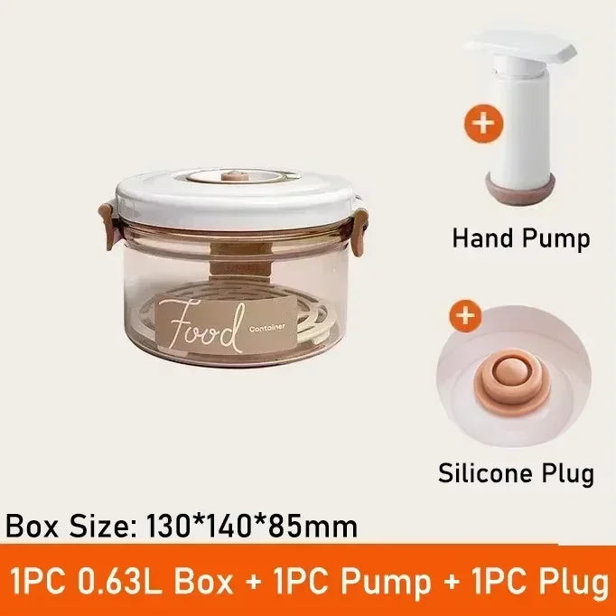 Vacuum Food Storage Box Fresh-Keeping Canister Sealed Storage