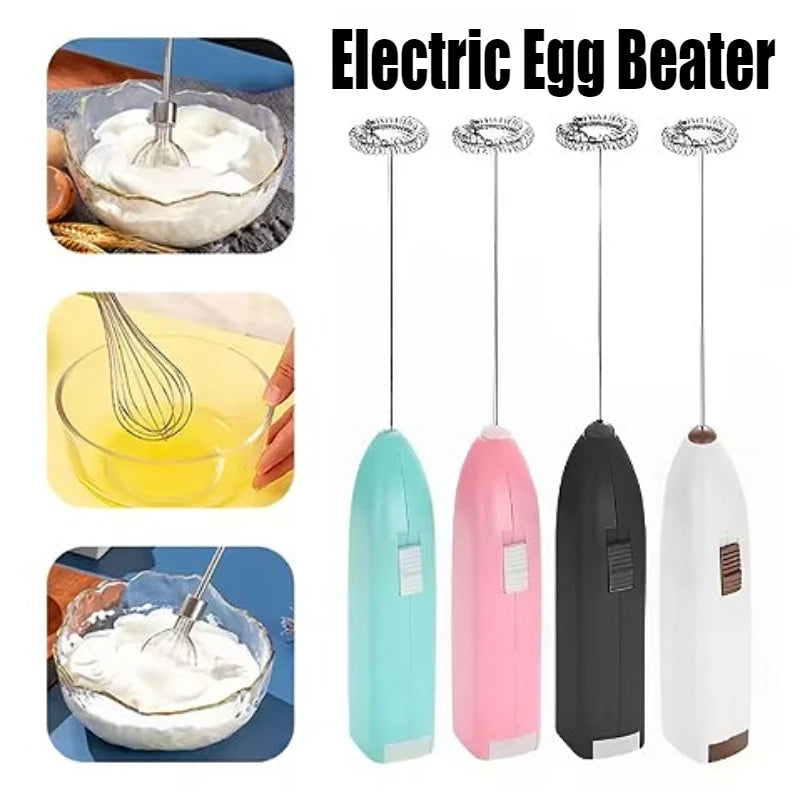Mini Electric Whisk Foamer Blender Wireless Coffee Whisk