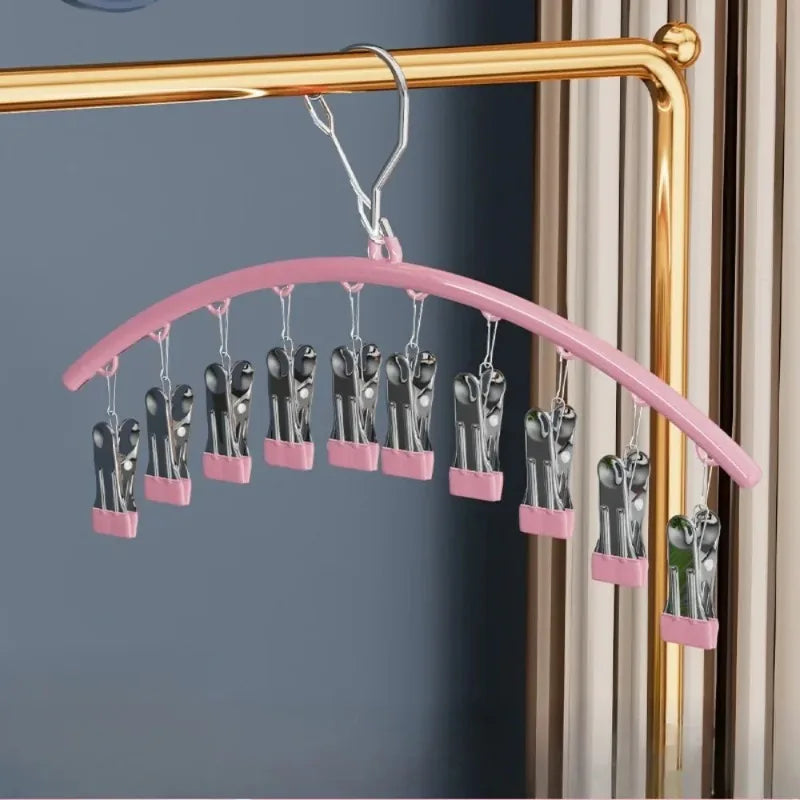 Windproof Plastic Laundry Drying Rack Clips Indoor Outdoor